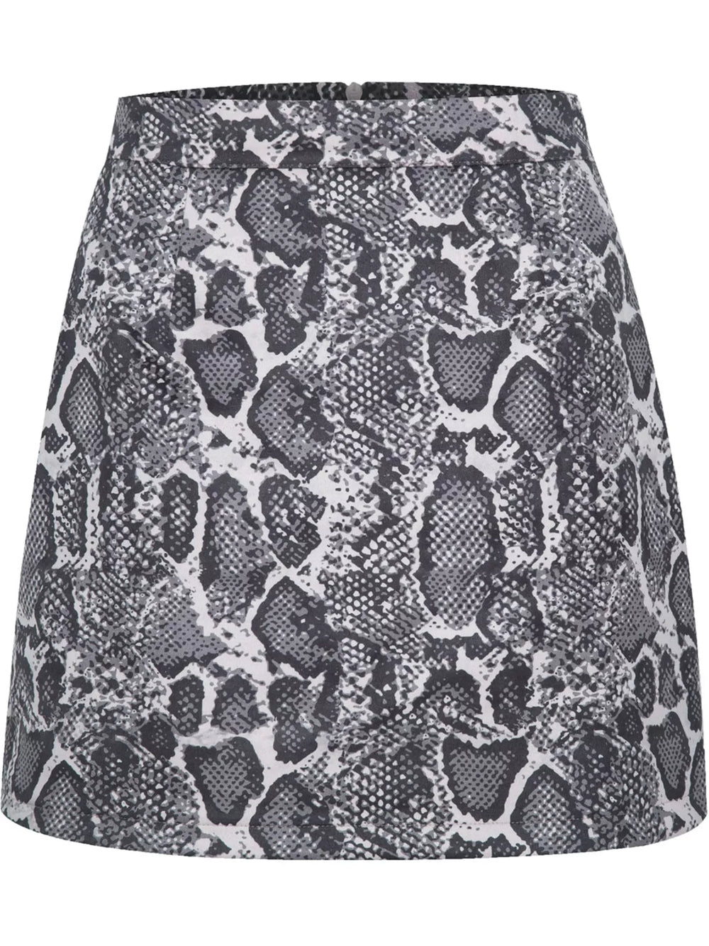 High-Waisted Slit Mini Skirt