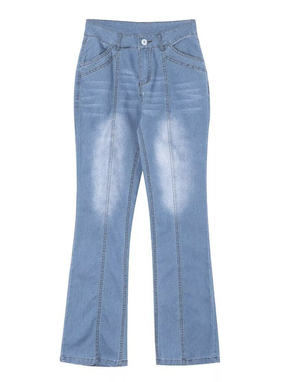 Mid-Rise Bootcut Jeans