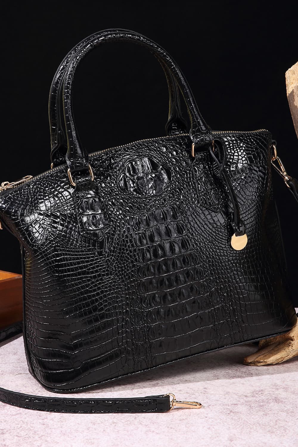 Faux Leather Handbag