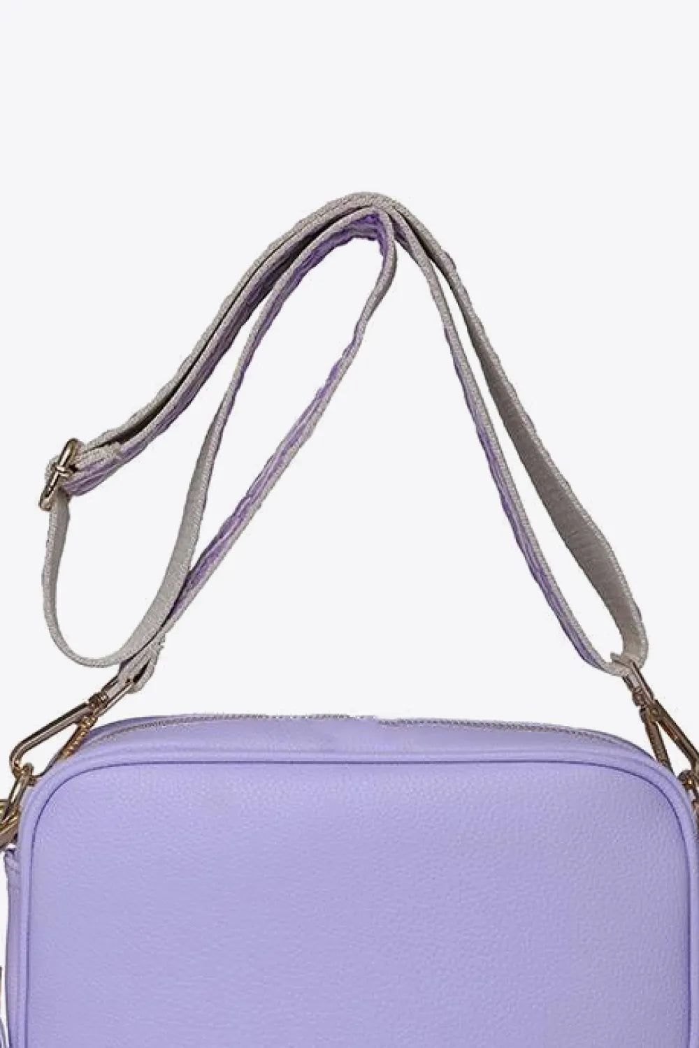 Tassel Faux Leather Crossbody Bag