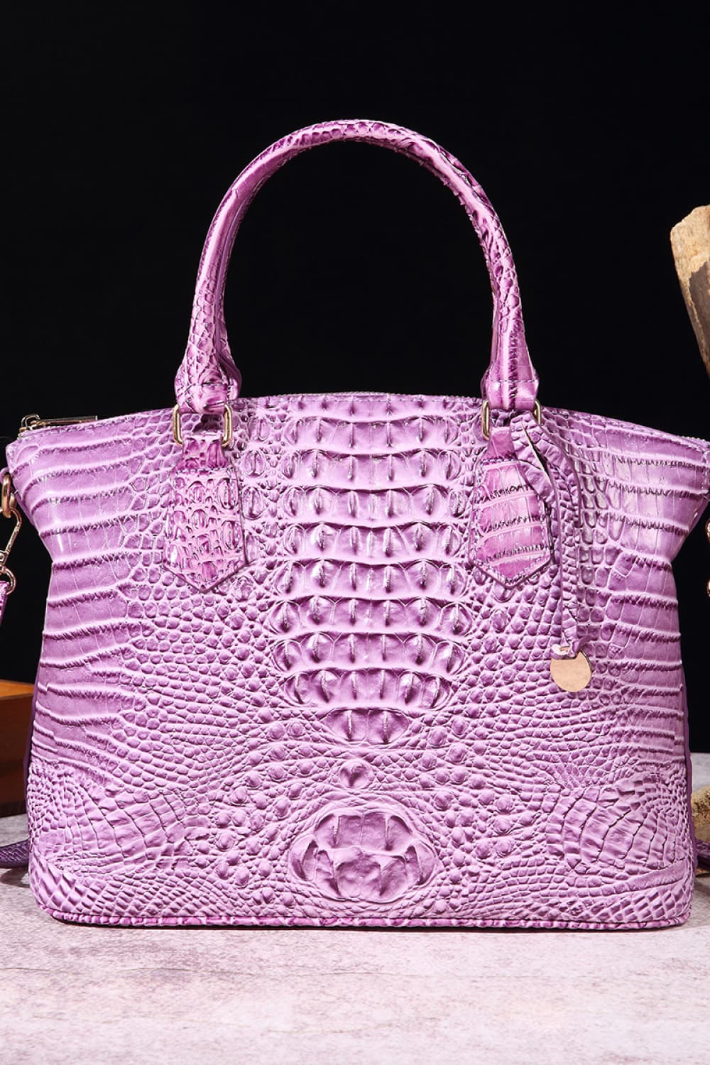 Faux Leather Handbag