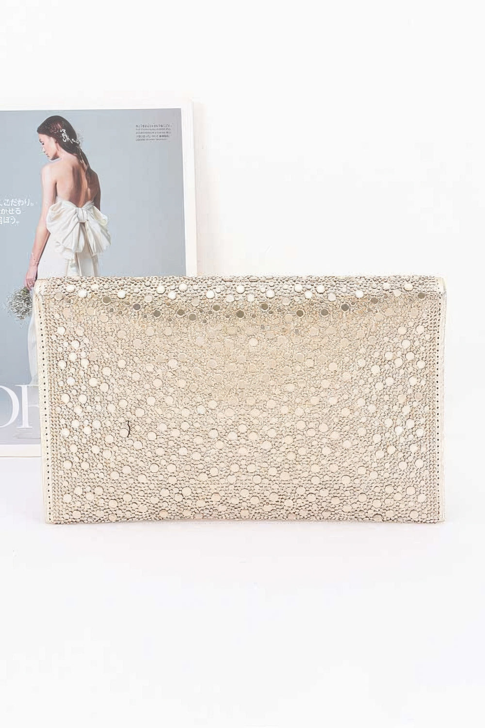 Rhinestone Envelope Clutch