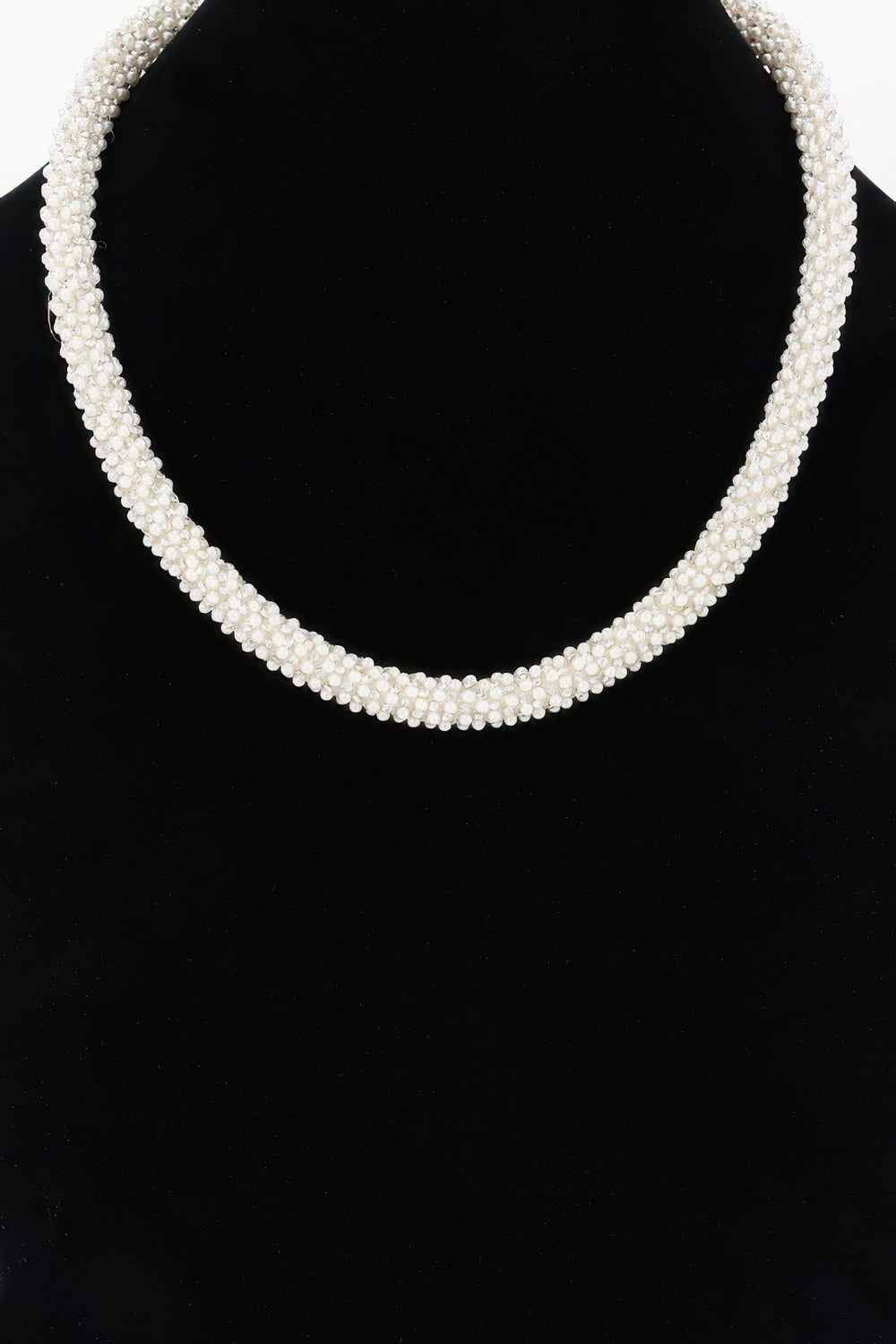 Beaded Choker & Stud Earring Set