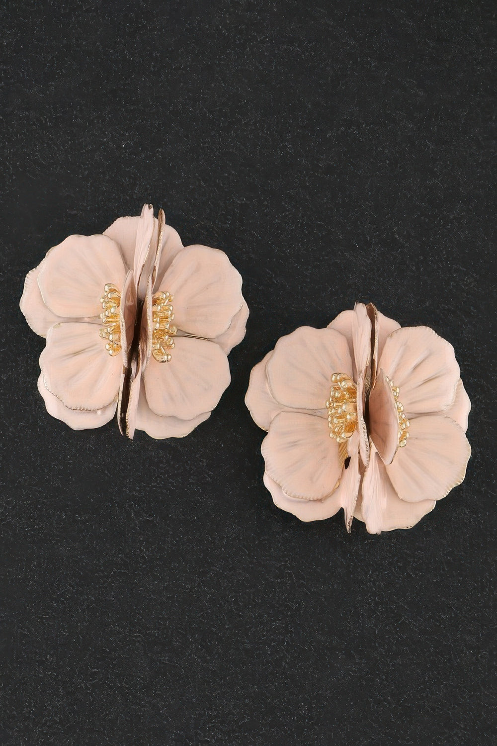 Enamel Blossom Earrings