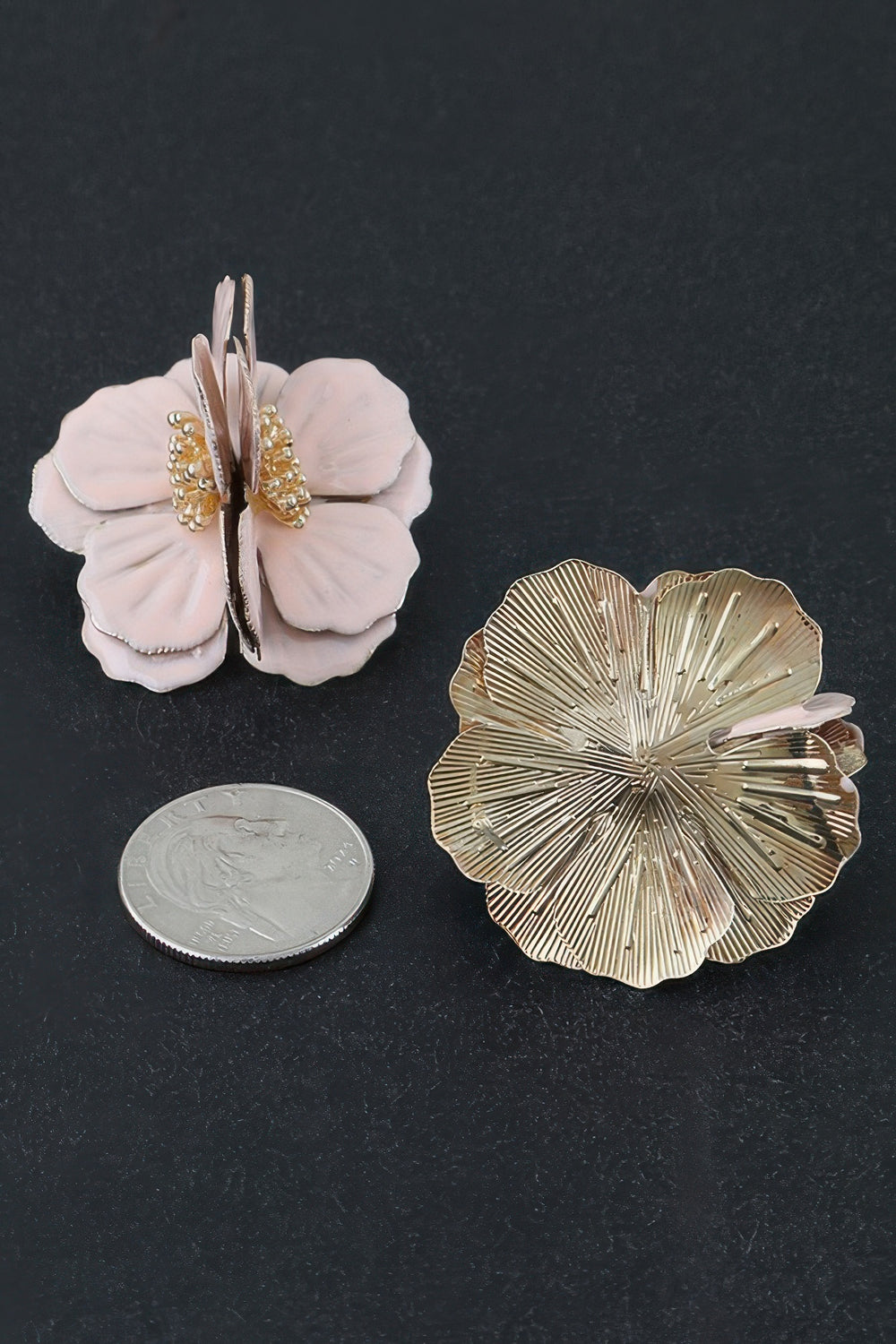 Enamel Blossom Earrings
