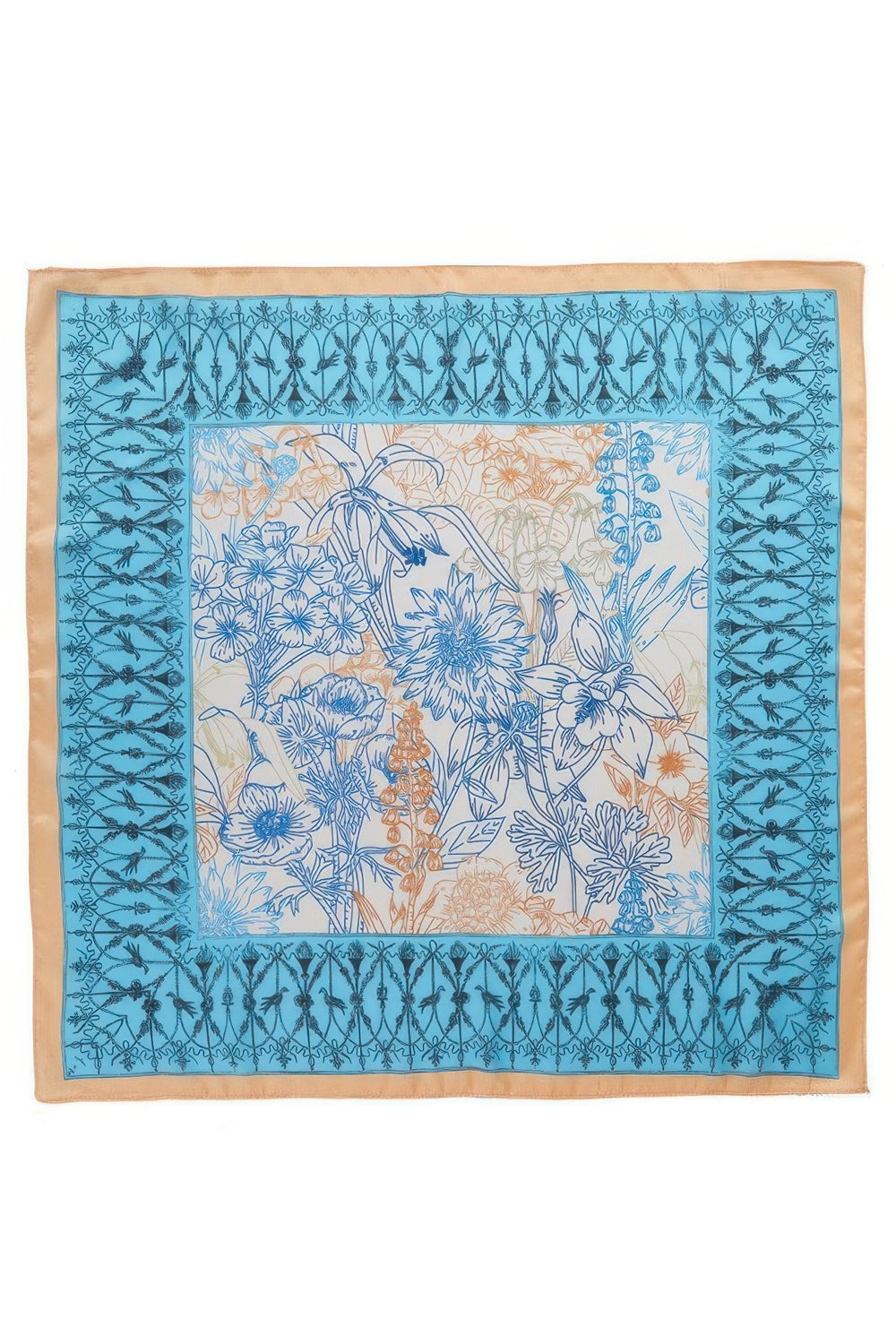 Botanical Sketch Square Scarf