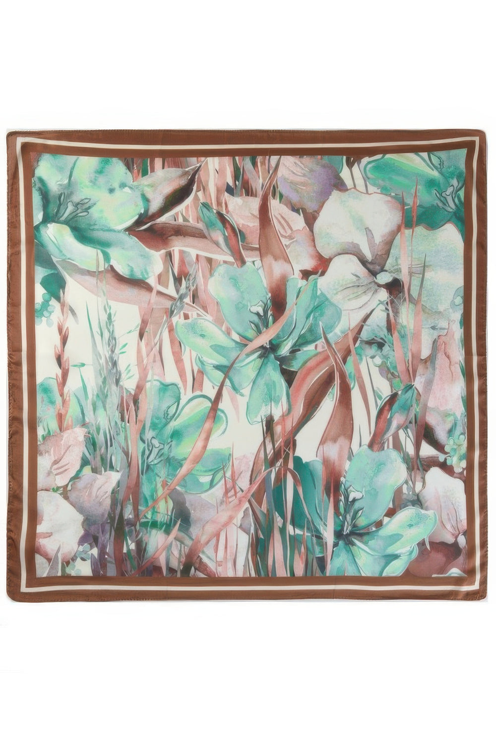 Watercolor Tulip Square Scarf