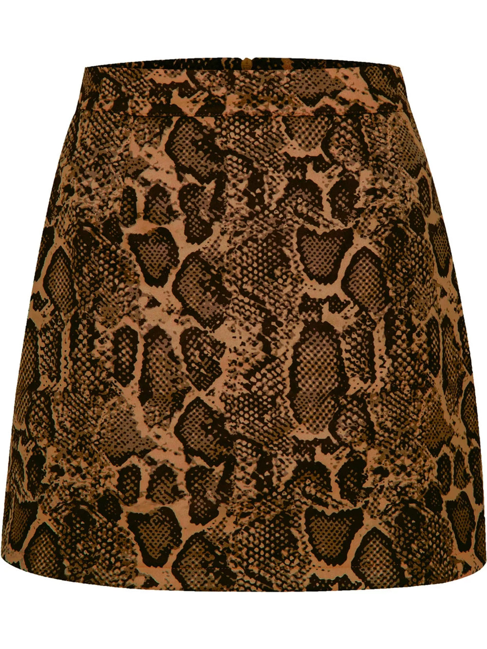 High-Waisted Slit Mini Skirt