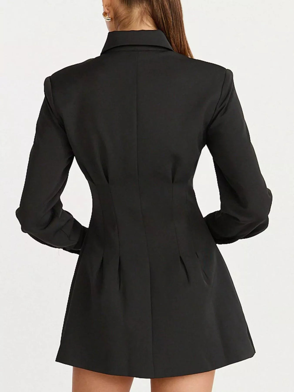 Corset Button-Down Blazer Dress