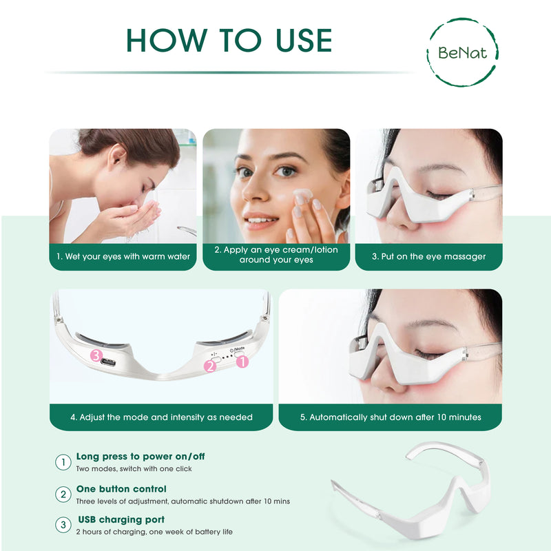 Use - Rest it over both eyes.