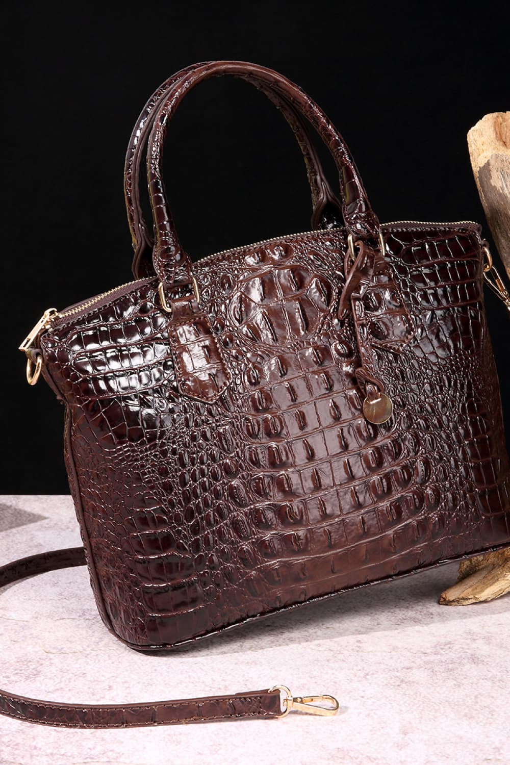 Faux Leather Handbag