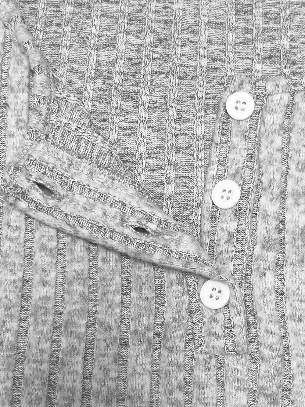 Ribbed Button-Front Dress and Cardigan Sweater Set